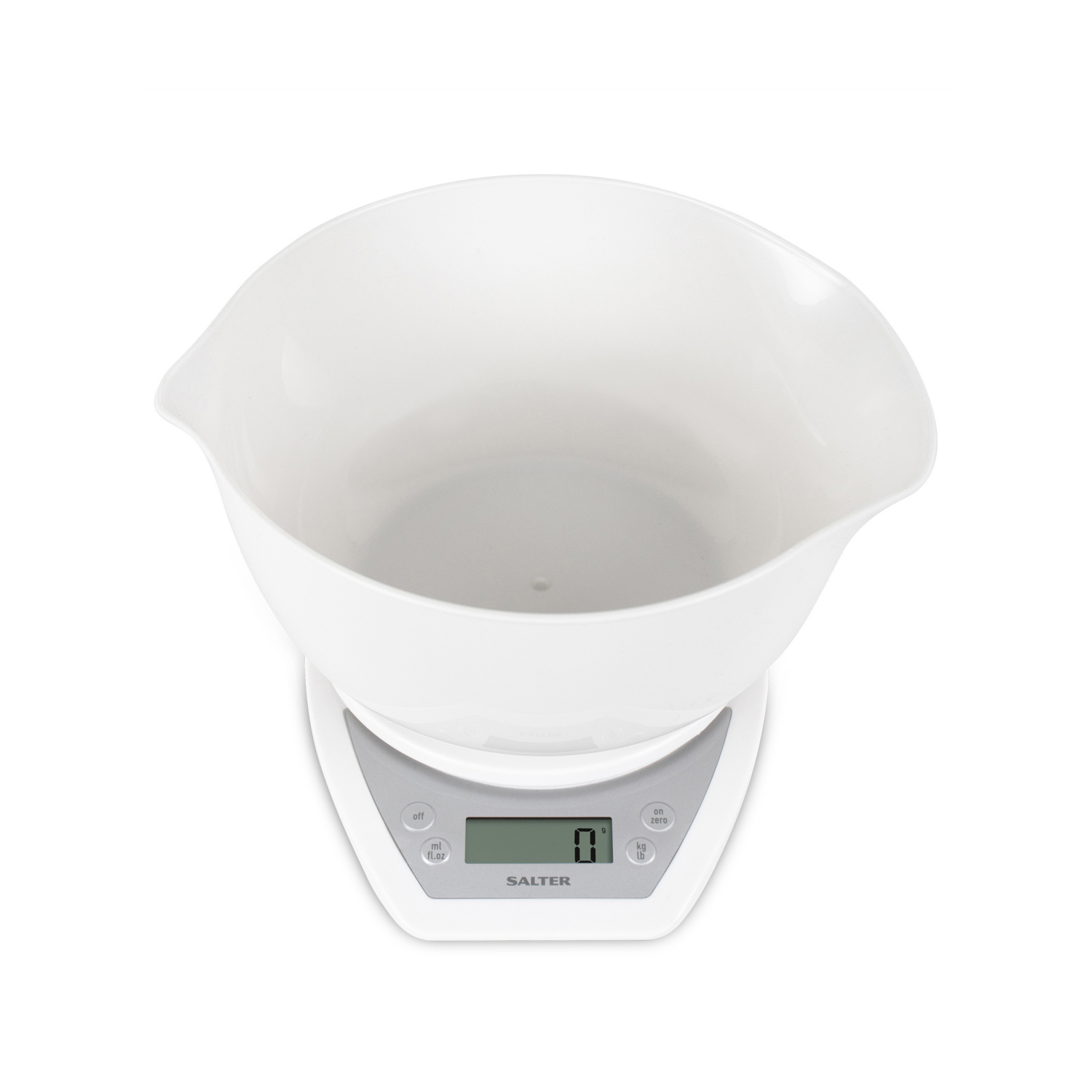 Salter Dual Pour Electronic Scale With Mixing Bowl