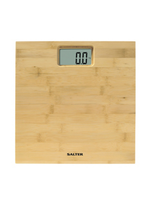 Salter Bamboo Electronic Bathroom Scale Home at ASDA