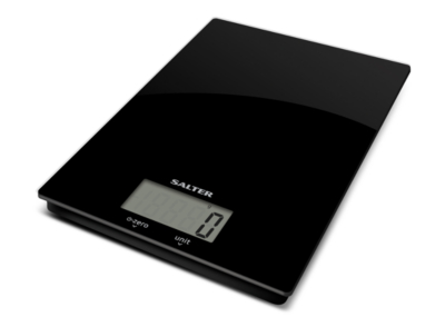Salter Black Glass Electronic Scale Home at ASDA