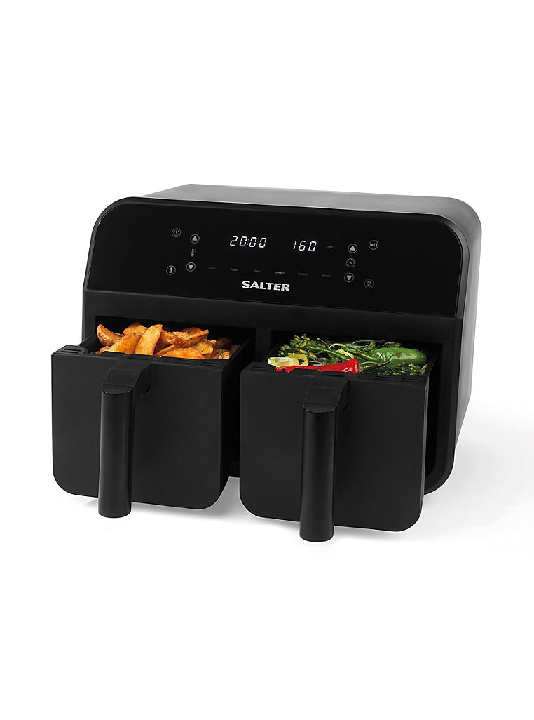 Shop Salter Dual 2 Drawer Air Fryer & Instant Thermometer