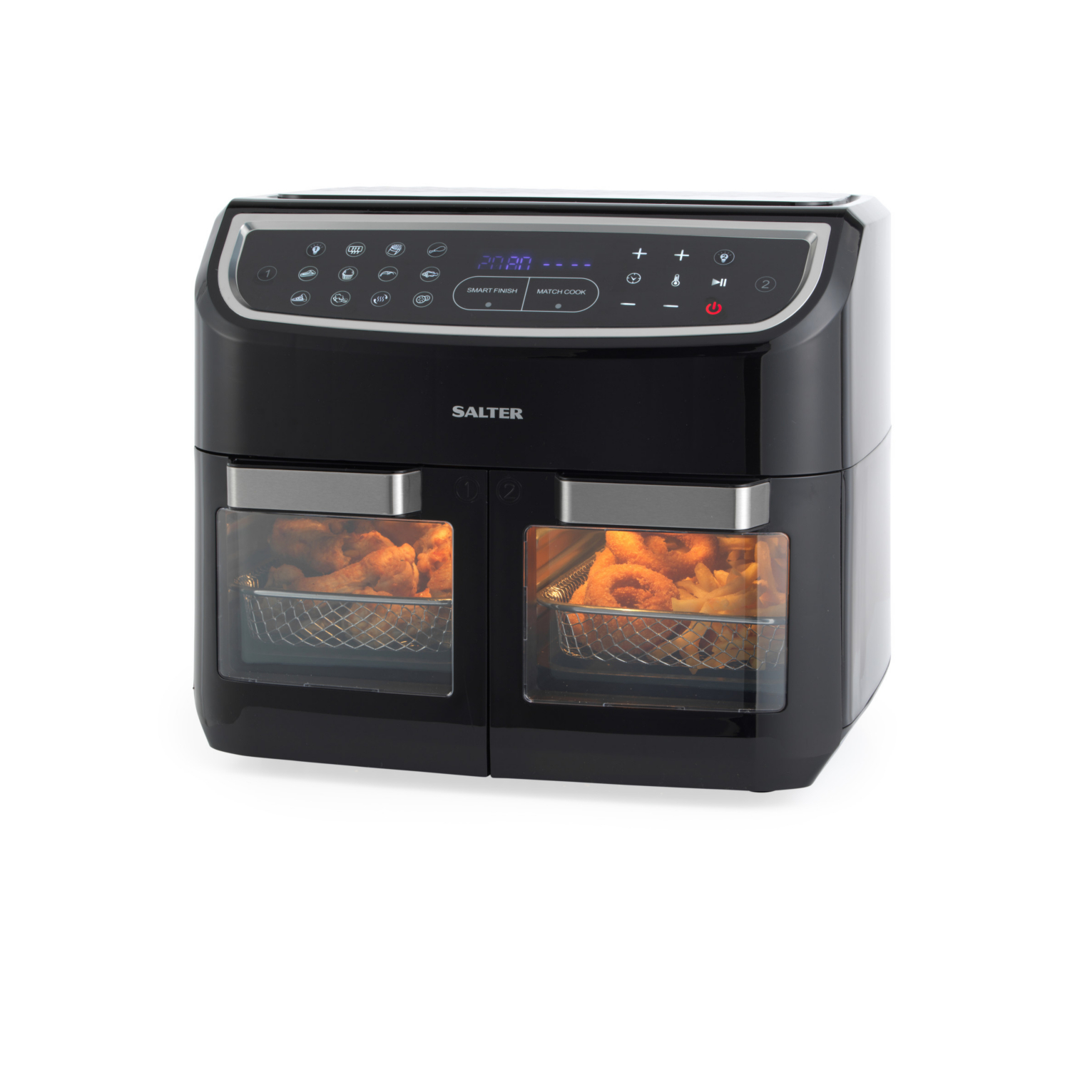Salter Dual View Xl Ek5668gw 12L Air Fryer Ð Black, Black - Image 3