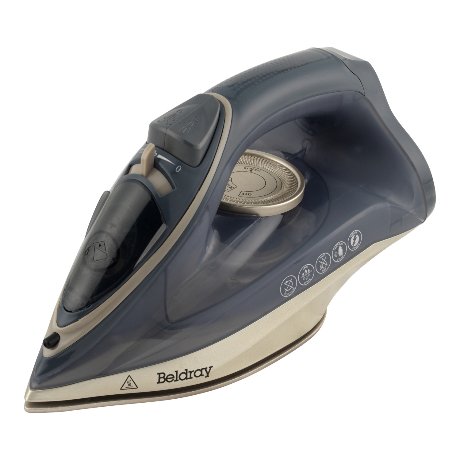 Beldray Blue Cordless Steam Iron