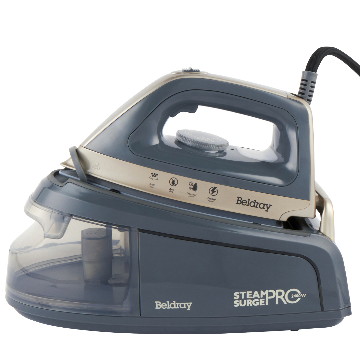 Beldray Steam Iron Surge Pro XL 1.2L Tank Ceramic Soleplate (Damaged Packaging) - Image 7