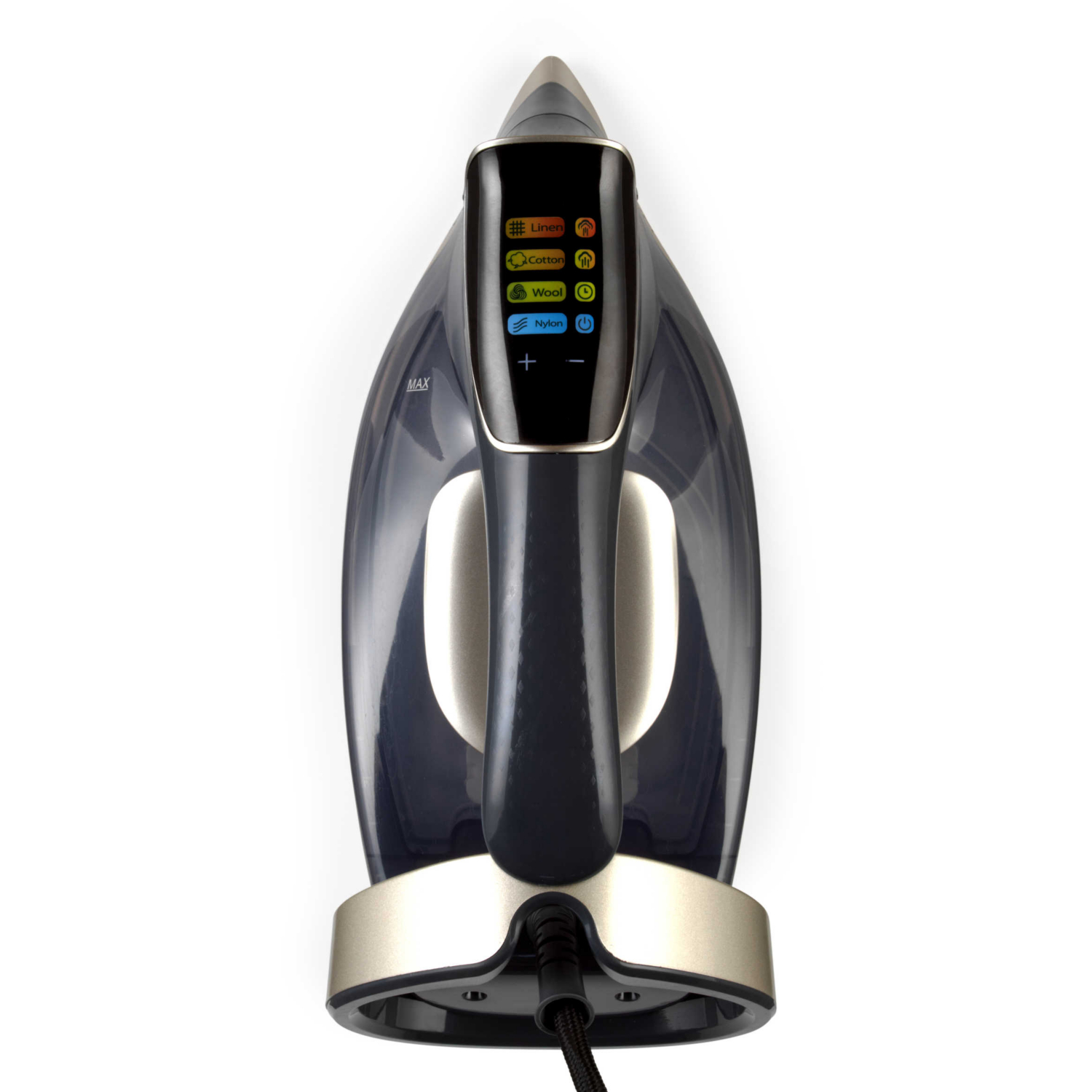 Beldray 3200W Steam Iron ? Digital Led Touchscreen, Non-Stick Ceramic Soleplate, Powerful Vertical Steam, 4 Preset Heat Modes, Auto Shut Off, 320Ml - Image 8