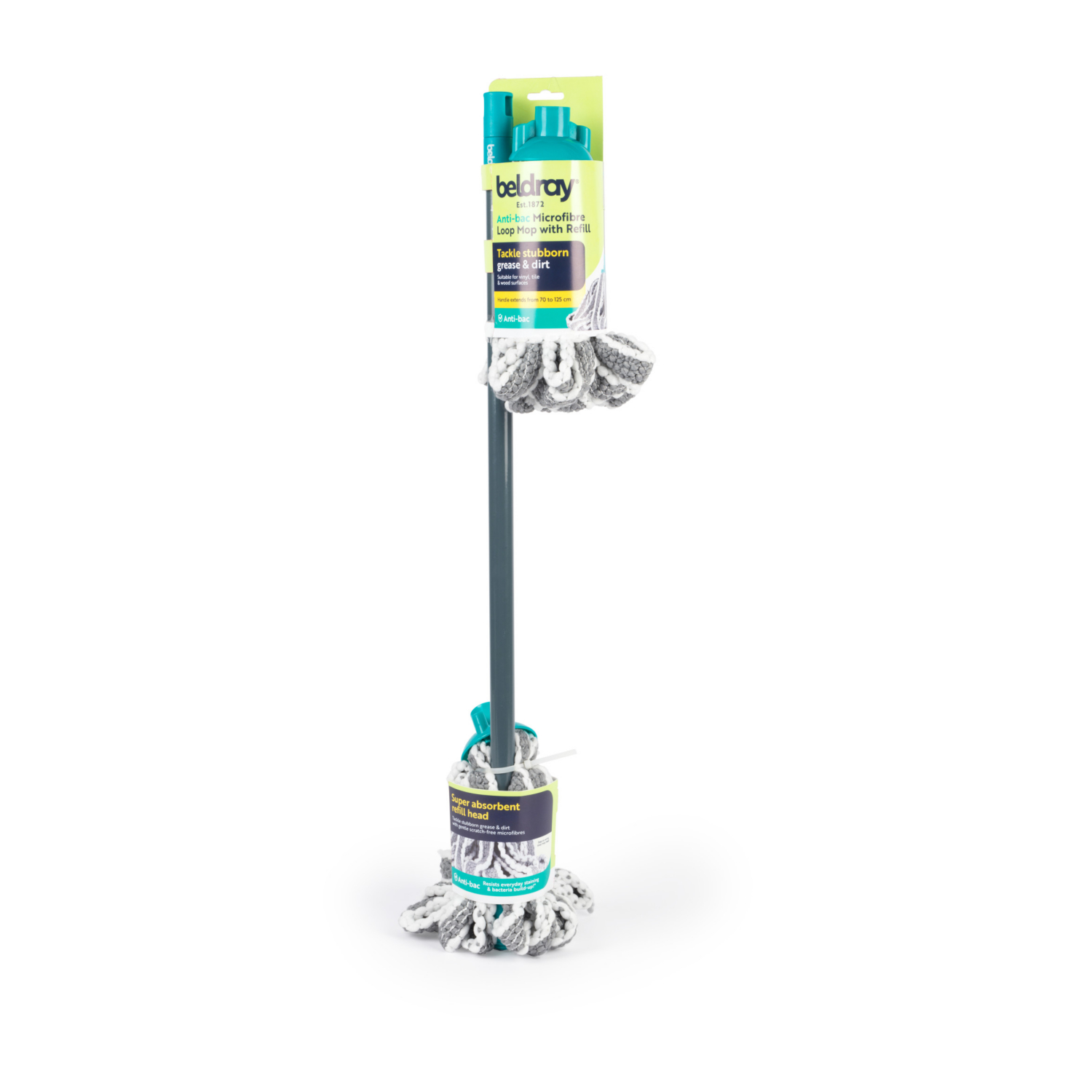 Beldray Antibac Microfibre Mop With Refill