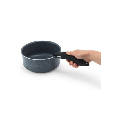 George Russell Hobbs Smart Clip Nightfall Stone Saucepan Set