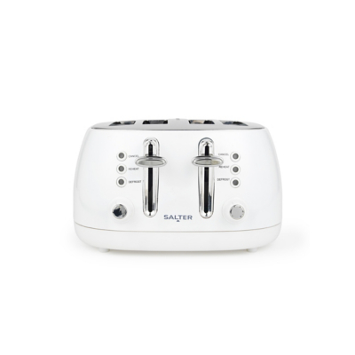 George Salter Boston 4 Slice Toaster - White
