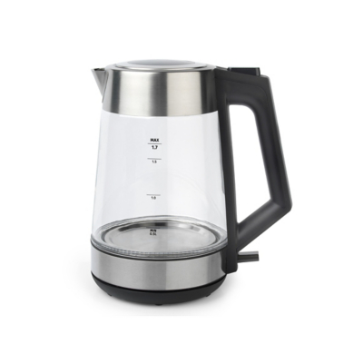 George Salter 1.7L Colour Changing Glass Kettle - Black