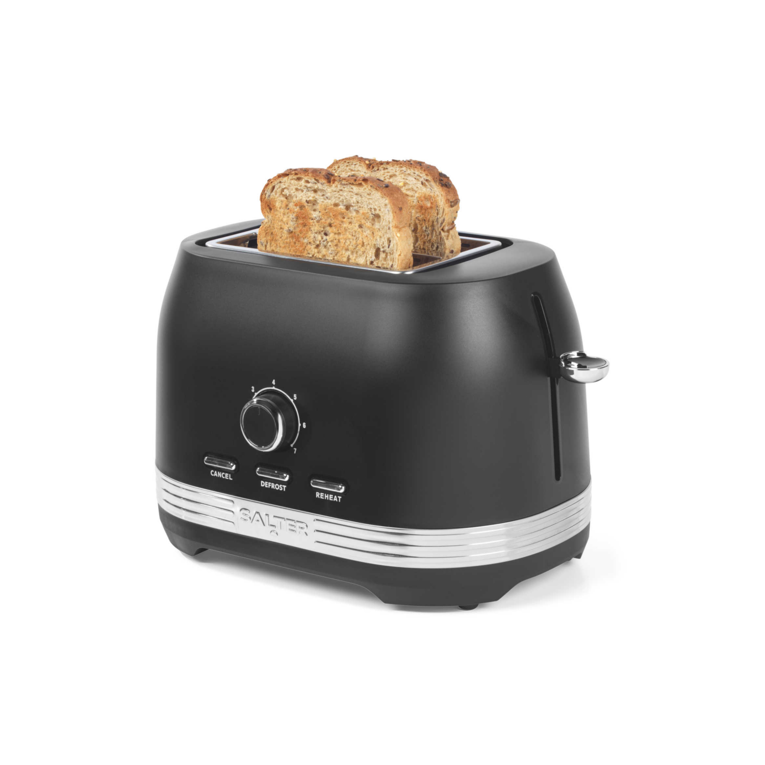 Salter Black Rise 2 Slice Toaster