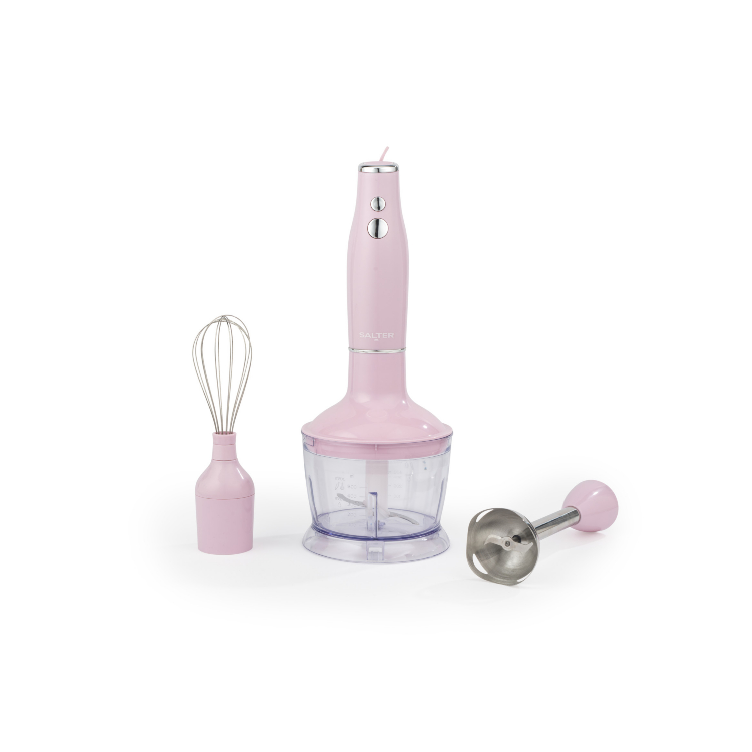 Salter Retro 3 In 1 Blender Set - Pink - Image 3