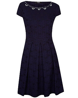 Moda Embellished Jacquard Dress | Women | George at ASDA