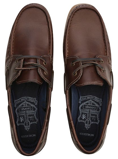 Leather Boat Shoes | Men | George at ASDA