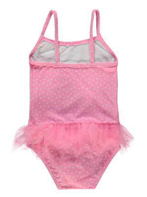 Polka Dot Tutu Swimsuit | Girls | George at ASDA