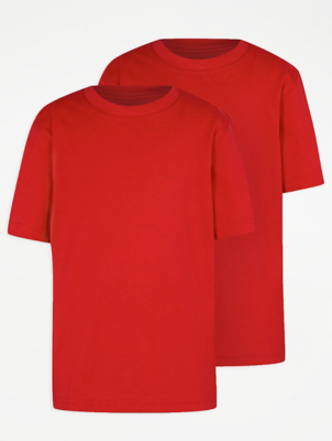 red pe t shirt