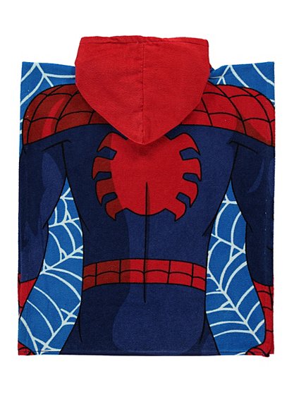 Spiderman Hooded Poncho Towel | Boys | George at ASDA