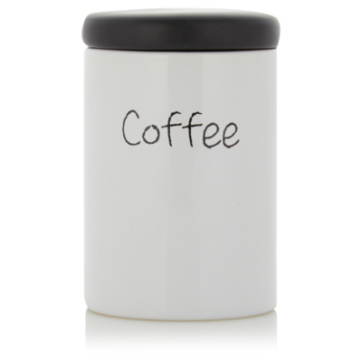 black tea coffee sugar canisters asda