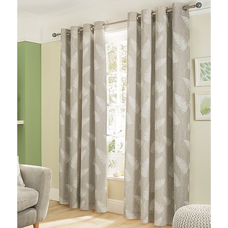 George Home Natural Fern Curtains 66 x 90 Inch | Curtains | ASDA direct