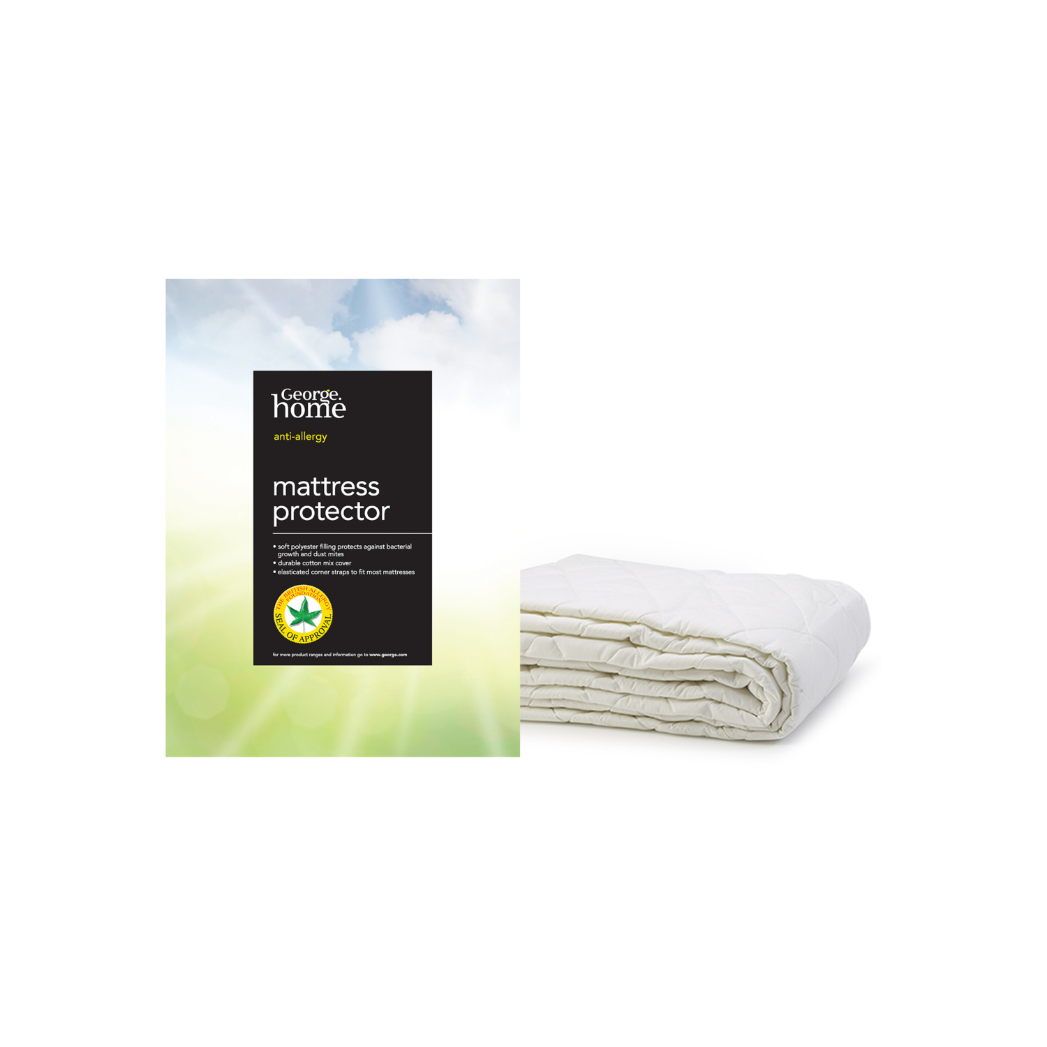 George White Anti-Allergy Mattress Protector
