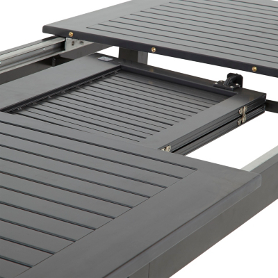 Haversham Classic Extending Dining Table Charcoal & Black Home & Garden at ASDA