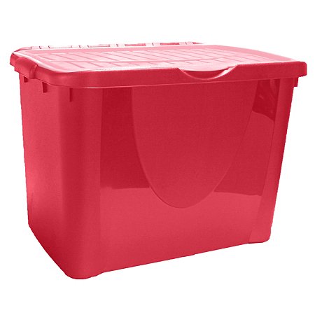 ASDA Pink Flip Lid Box - 60L | Plastic Storage | ASDA direct