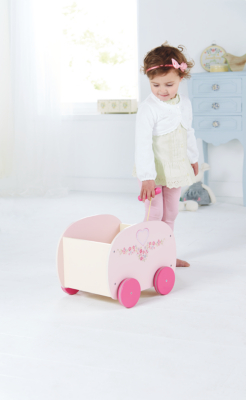 Home Wooden Pull Along Toy Box Kids at ASDA