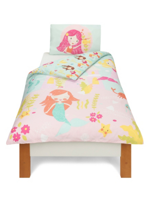 Home Mermaid Single Duvet Home & Garden at ASDA