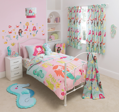Home Mermaid Single Duvet Home & Garden at ASDA