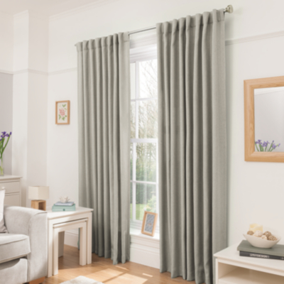 Home Natural Blackout Curtains Home at ASDA