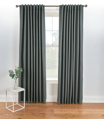 Home Charcoal Blackout Curtains Home & Garden at ASDA