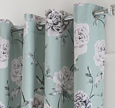 Floral Curtains Duck Egg Home George