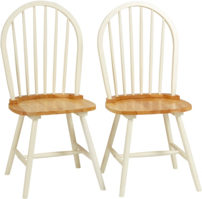 Yvette Circular Dining Table and 4 Chairs Oak Effect and Cream