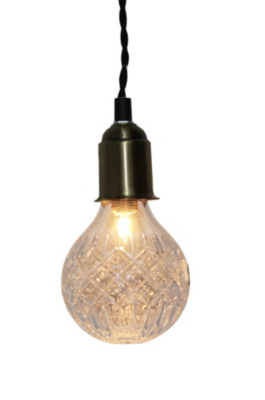 Home Cut Glass Cage Ceiling Light Fitting Home & Garden