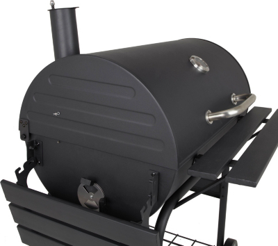 76cm Big American Barrel Grill & Smoker Home & Garden at ASDA