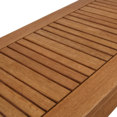 asda wooden garden bench