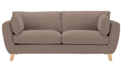 Home Glynn Large Sofa in Soft Linear Home & Garden at