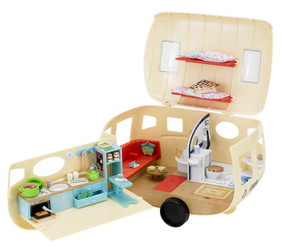 sylvanian families caravan asda