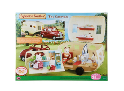 sylvanian families caravan asda