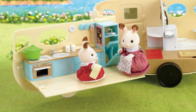 sylvanian families caravan asda