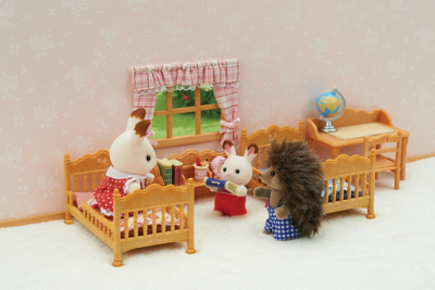 sylvanian families childrens bedroom set