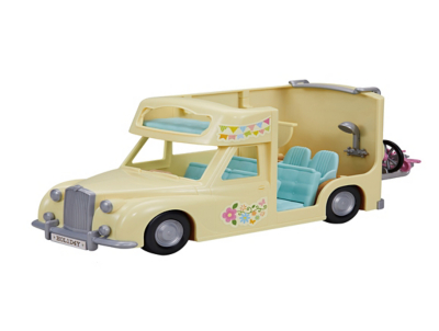 sylvanian families caravan asda