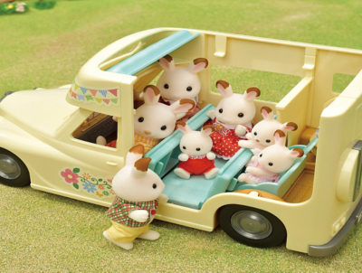 sylvanian families caravan asda