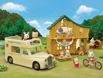 sylvanian families caravan asda