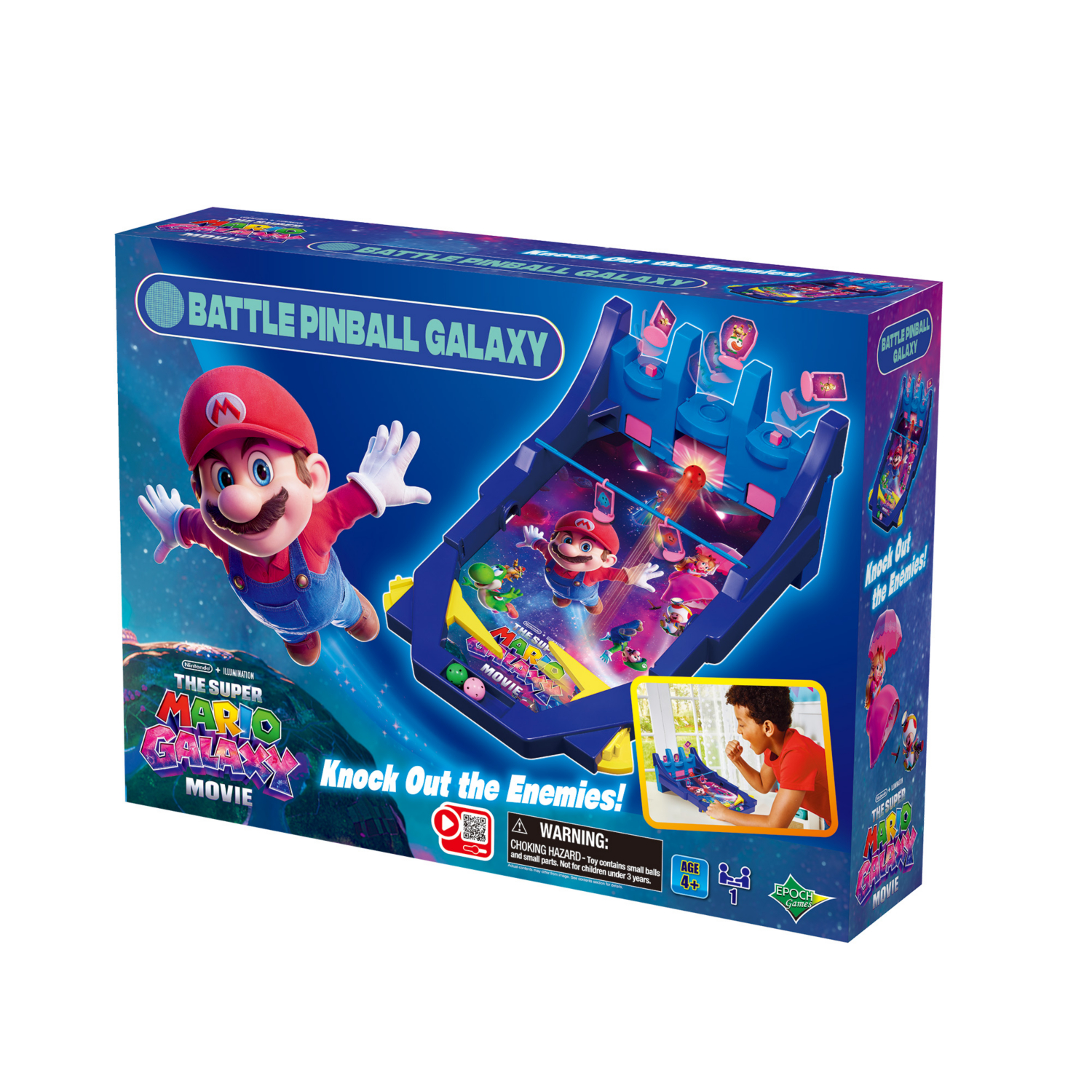 Epoch Games Super Mario Galaxy Video Movie Battle Pinball Party Design 7629 New - Image 3