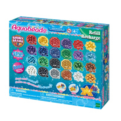 Aquabeads Shiny Bead Pack Toys Character George at ASDA