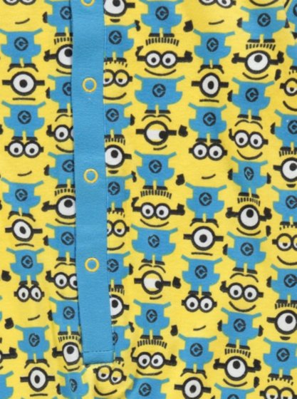 MInions onesie with eyes on the butt
