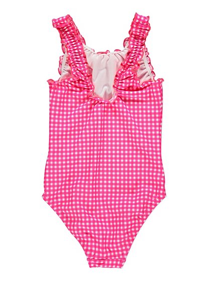 Gingham Frilly Swimsuit | Kids | George at ASDA