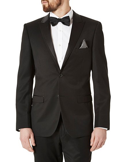 Tailor & Cutter Slim Fit Tuxedo Suit Jacket | Men | George at ASDA