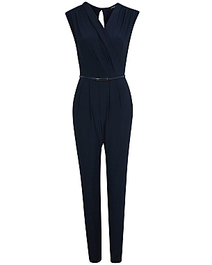 Belted Wrap Top Jumpsuit | Women | George at ASDA