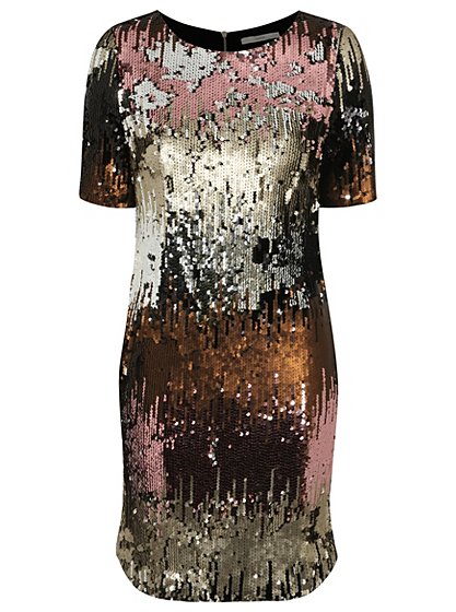 Ombre Sequin Shift Dress | Women | George at ASDA
