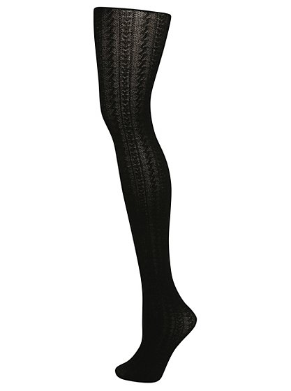 Fashion Cotton Soft Cable Knit Tights | Women | George at ASDA